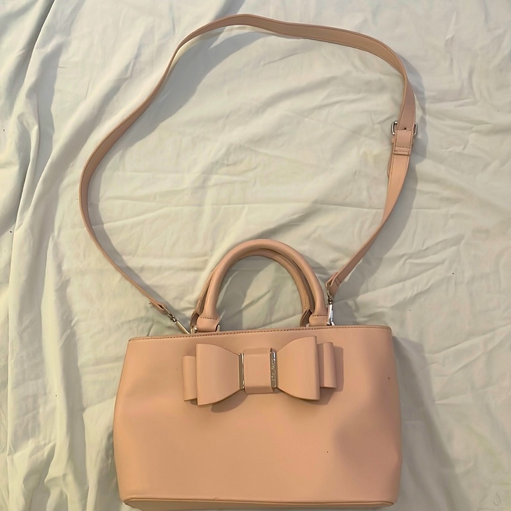PINK BETSEY JOHNSON LARGE BOW BAG